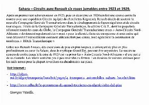 ALGERIE SAHARA 1923 A 29 EN RENAULT 6 ROUES (0)
